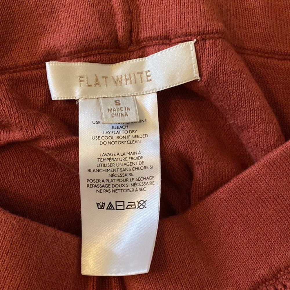 Anthropologie Terracotta Wide Leg Pants - Picture 4 of 4